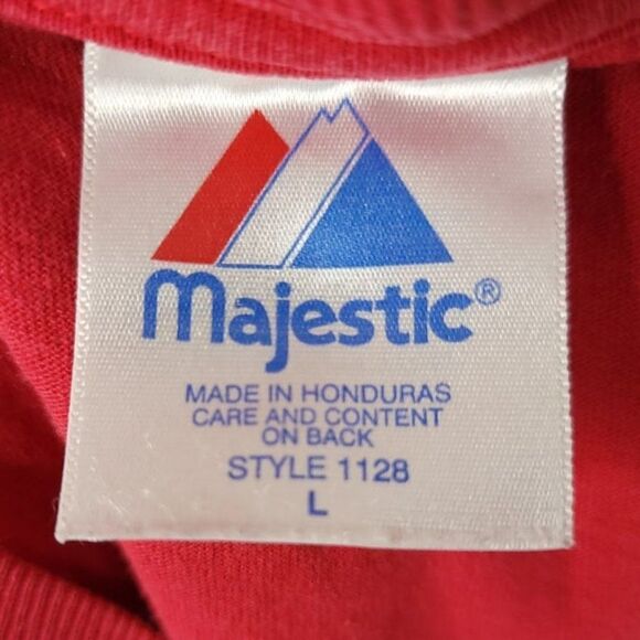 Philadelphia Phillies T Shirt Vintage Y2K MLB Baseball Majestic Mens Size Large - Picture 6 of 7